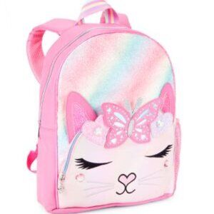 Girl’s Bella Heart & Butterfly Crown Large Unicorn Backpack